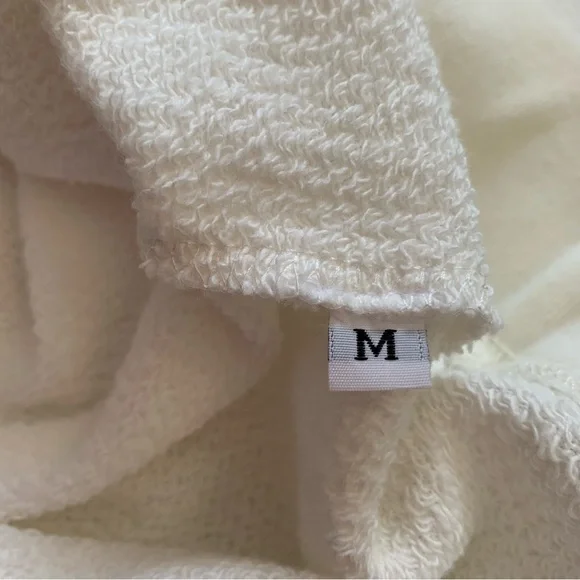 Hill House Size Medium Cream Off-White Raglan Sleeve Pullover Sweatshirt NWOT - Picture 9 of 15